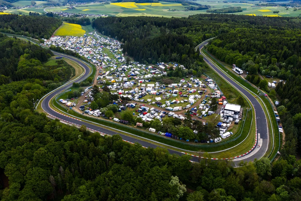 The Nordschleife camp sites are full