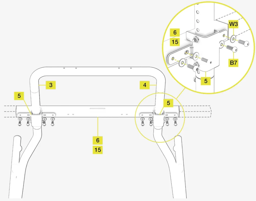 GT Cockpit Monitor Stand Assembly 10