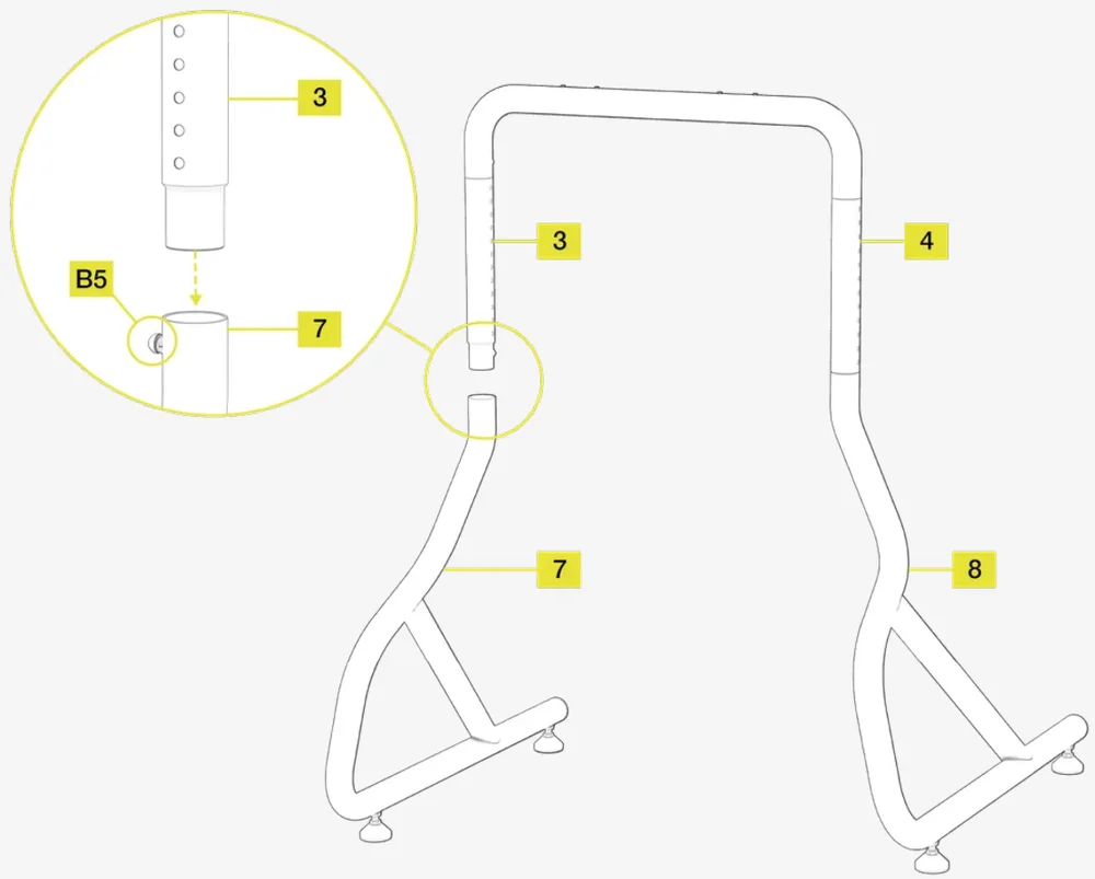 GT Cockpit Monitor Stand Assembly 4