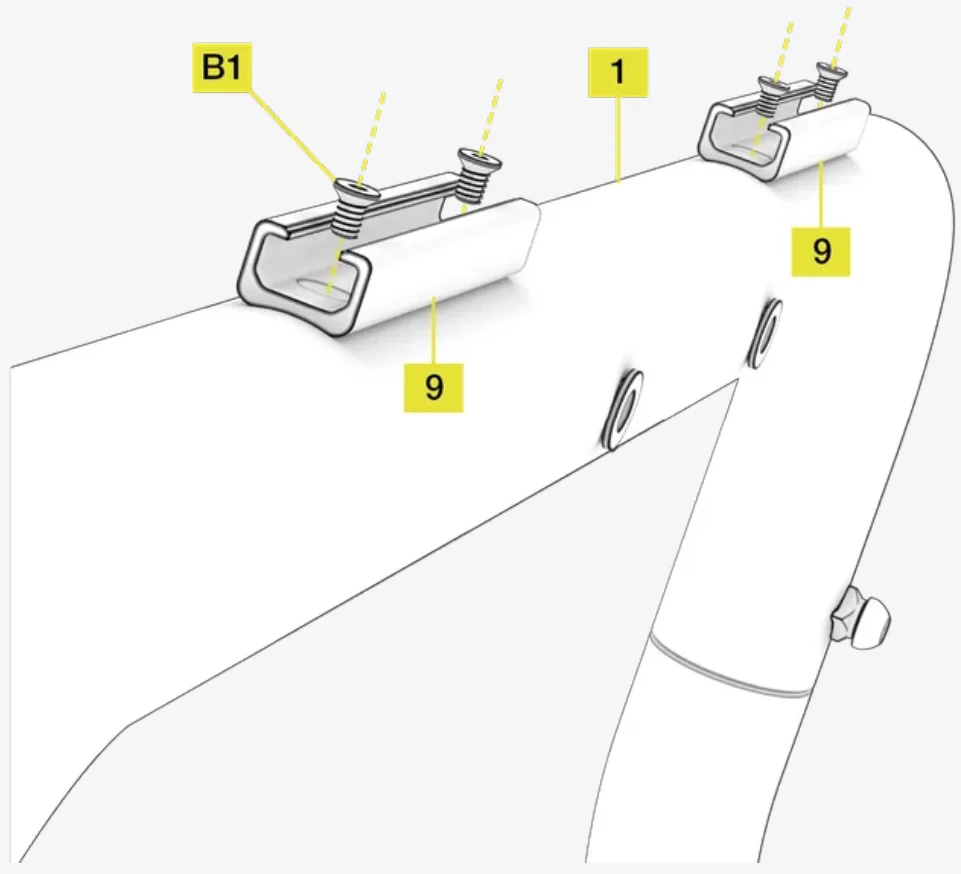 GT Cockpit Monitor Stand Assembly 29