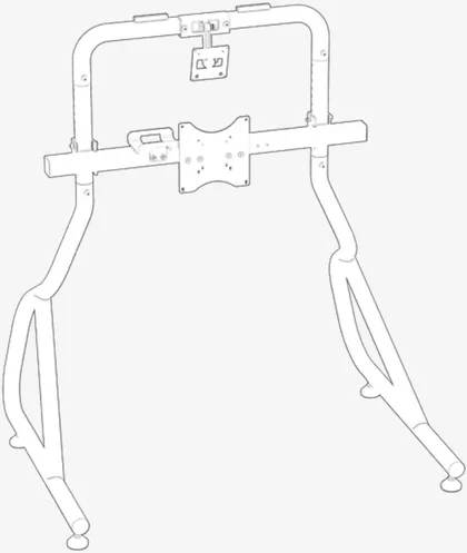 GT Cockpit Monitor Stand Configurations 3