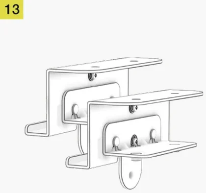 GT Cockpit Monitor Stand Triple Monitor Expansion Kit Content 4