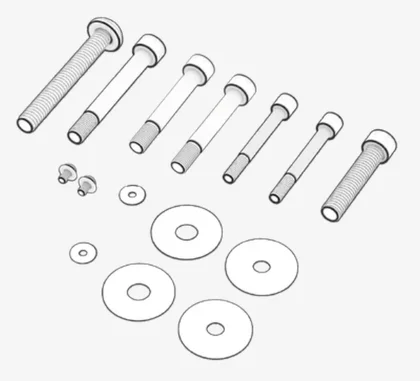 GT Cockpit Monitor Stand Triple Monitor Expansion Kit Content 11