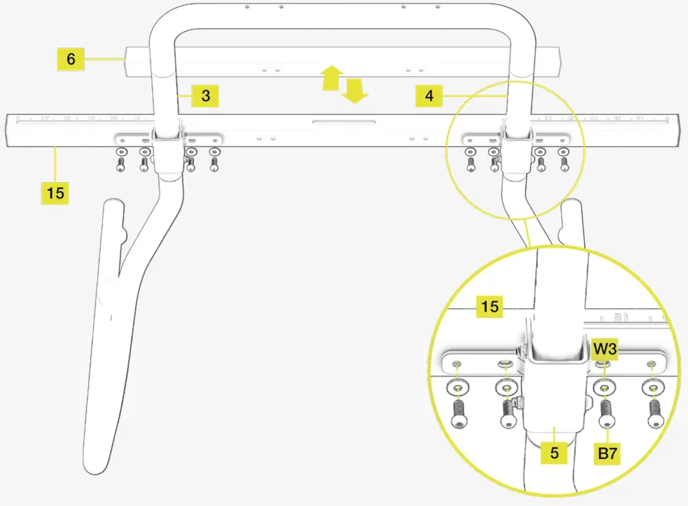 GT Cockpit Monitor Stand Triple Monitor Expansion Kit Assembly 2
