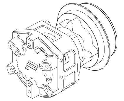 P_HUB_Line_drawing