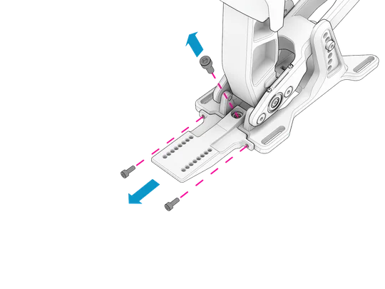 S0974_Podium_Pedals_QSG_V12-1_46A_Heel_Pedal_Plate_Bracket_Remove_1