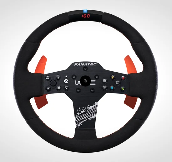 CSL Elite Steering Wheel WRC + QR2 Lite Wheel-side