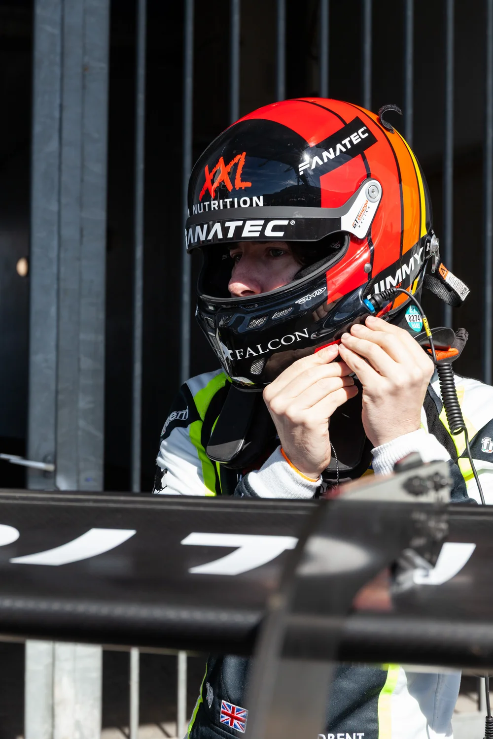 Jimmy prepares to jump into the car