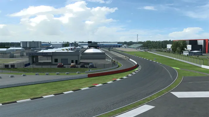 Silverstone circuit, Copse corner. RaceRoom.